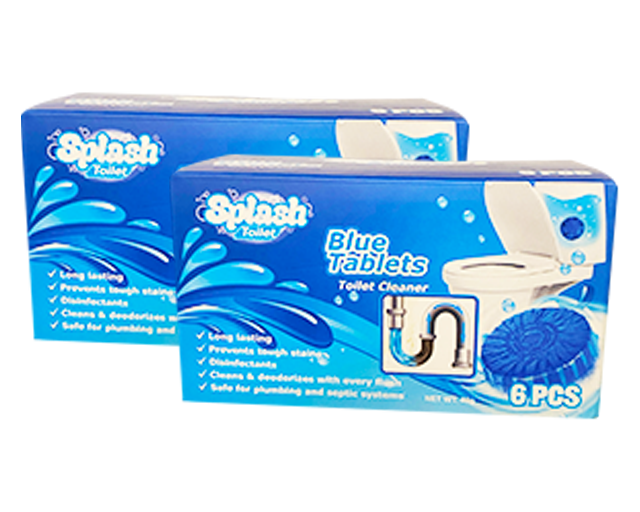 2x Splash Tank Cleaning Tablet Pack