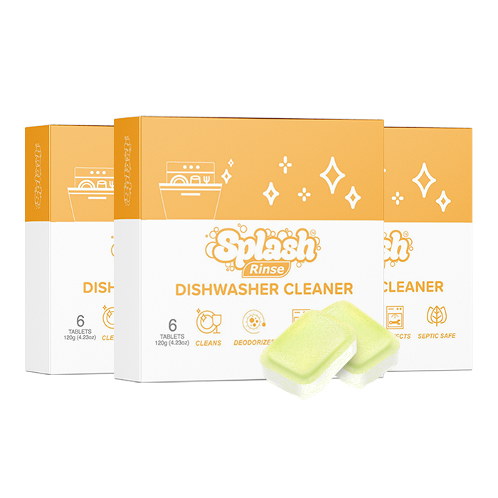 3x Splash Rinse - Dishwasher Cleaner - Cross - U15