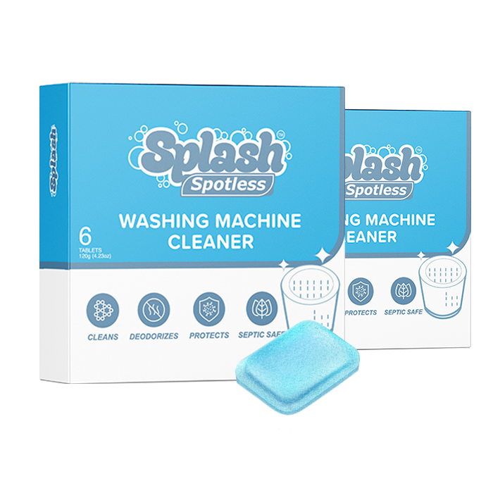 2x Splash Spotless - Washing Machine Cleaner - Cross - U15