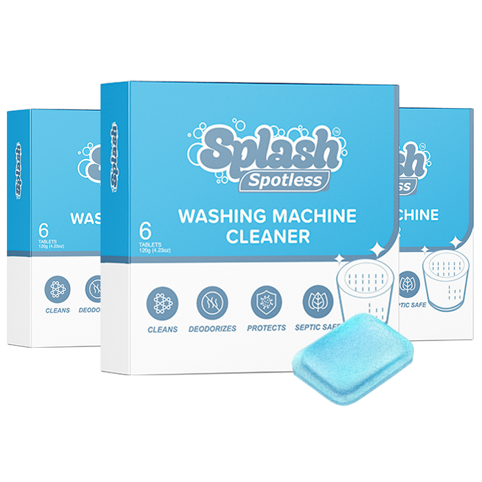 3x Splash Spotless - Washing Machine Cleaner - Cross - U15